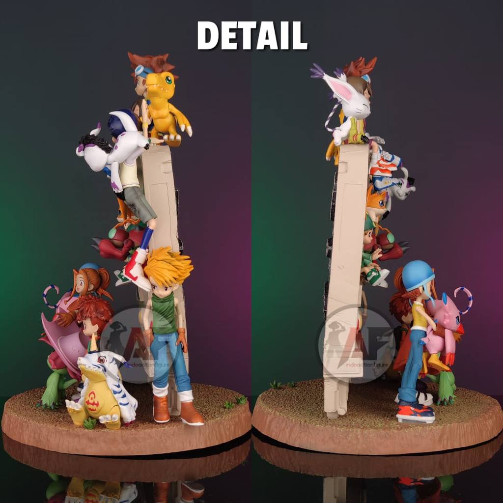Jual Statue Action Figure Digimon Family Adventure by WASP Studio