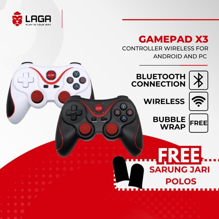 Jual (COD) Gamepad X3 Bluetooth Wireless Controller Game Joystick for ...