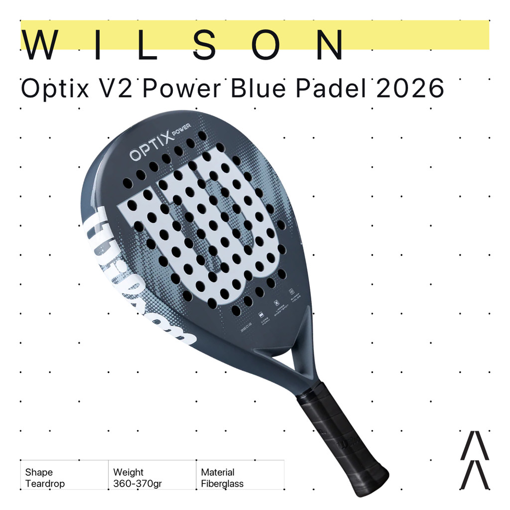 Jual Wilson Optix V2 Power Blue Padel 2026 - Raket Padel Tenis/Padel ...