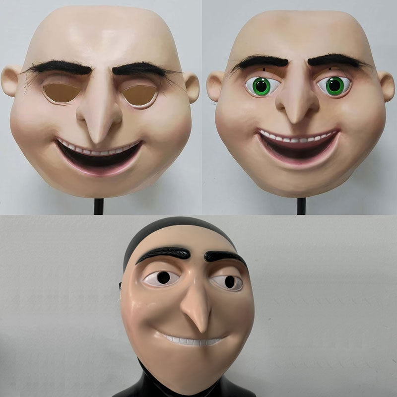 Jual Anime Movies Despicable Gru Mask Full Head Mask Cosplay Gru ...