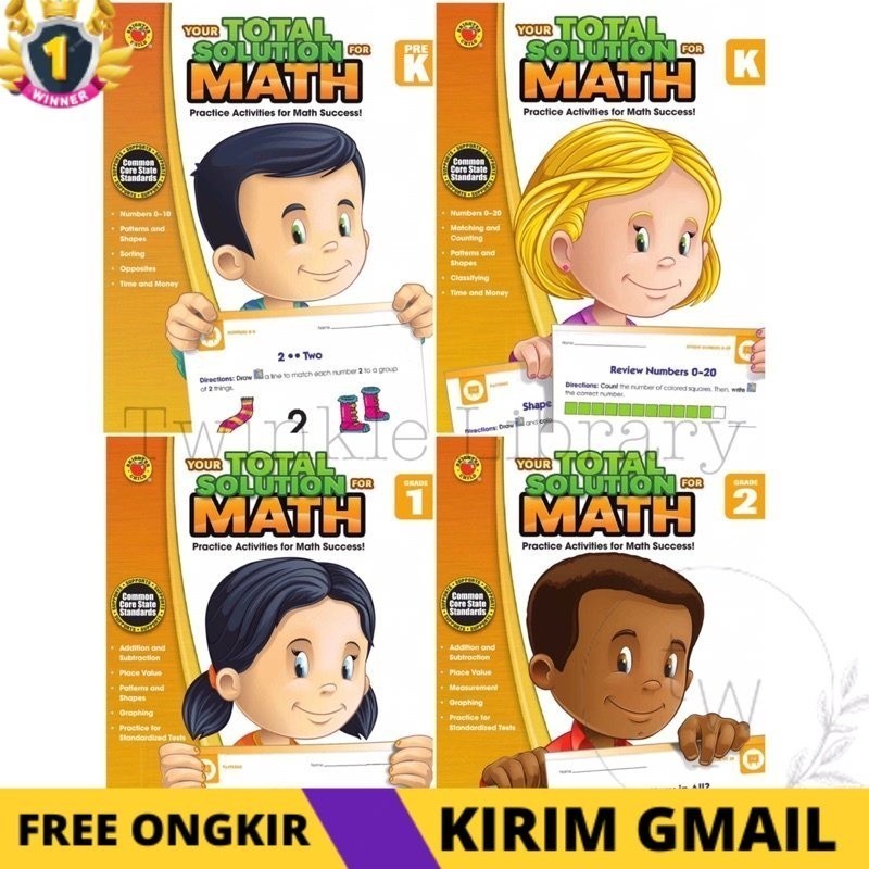 Jual KS Your Total Solution for Math PreK K Grade 1 & 2 - Buku ...