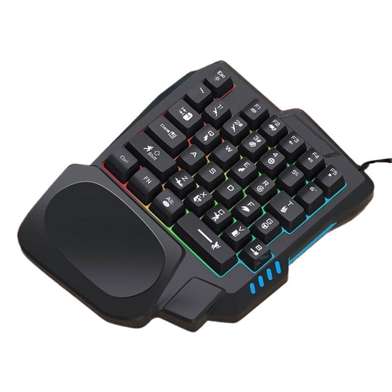 Jual Single Hand Keyboard Ergonomic Mechanical Programmable Keyboard ...