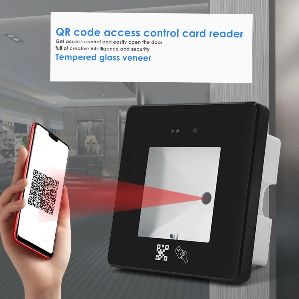 Jual RFID Barcode 2D QR Code Reader Access Control Reader Wiegand TTL ...
