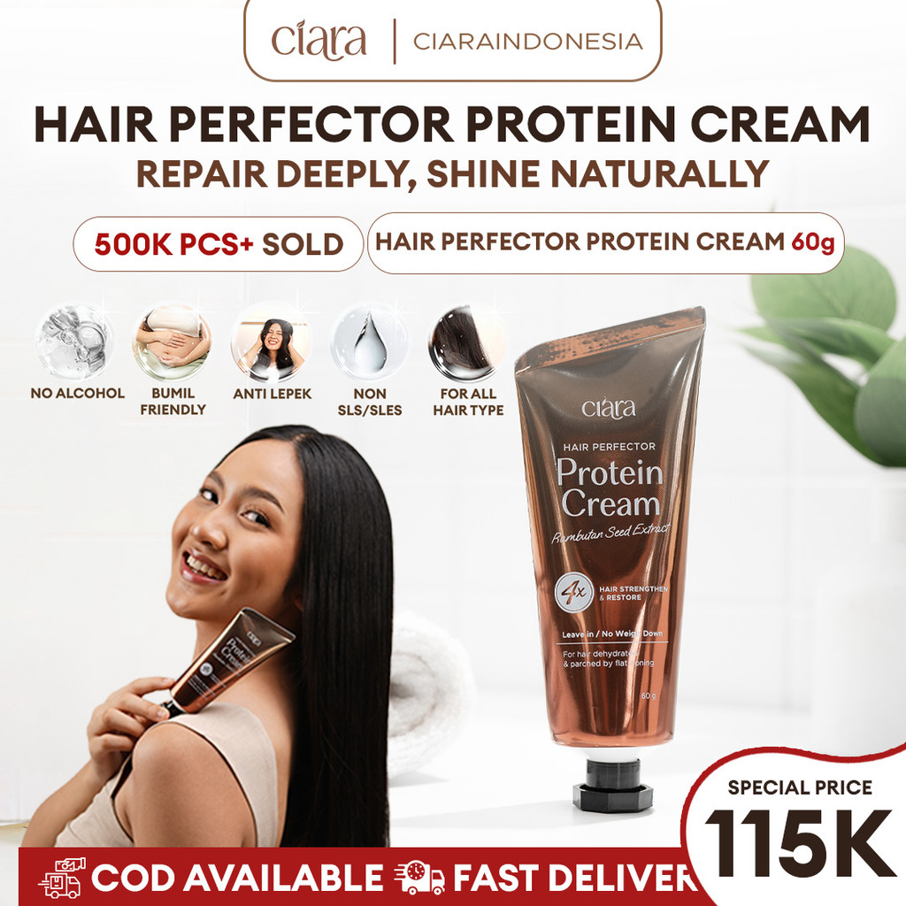 Jual Ciara Hair Perfector Protein Cream Hair Care Perawatan Rambut ...