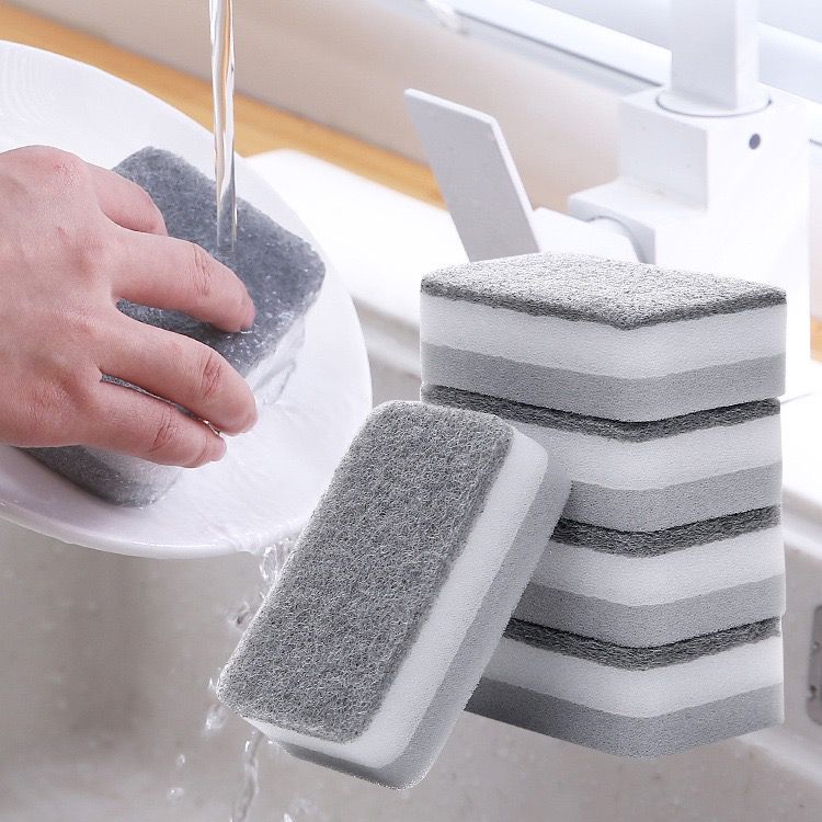 Jual Spons Busa Cuci Piring Anti Minyak Dua Sisi / Magic Sponge Busa ...