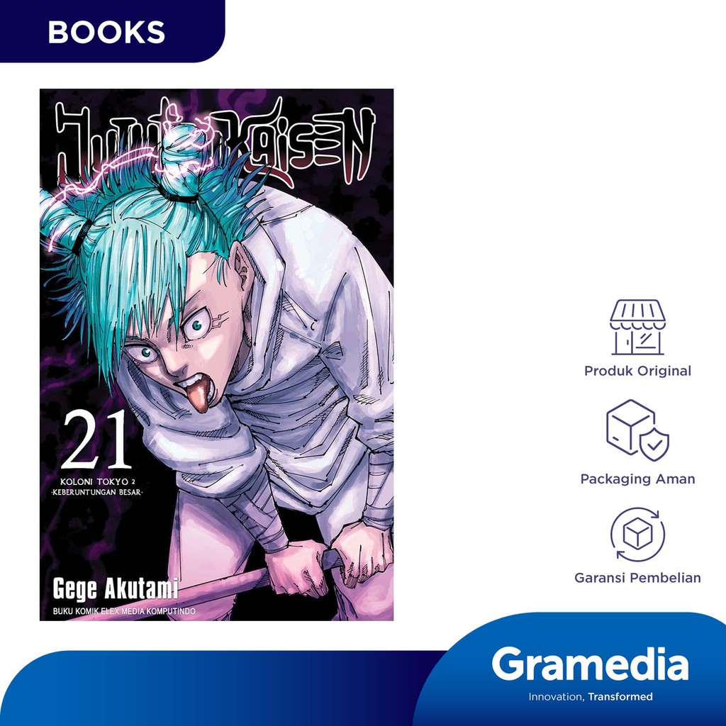 Jual Jujutsu Kaisen 21 (Gege Akutami) | Shopee Indonesia