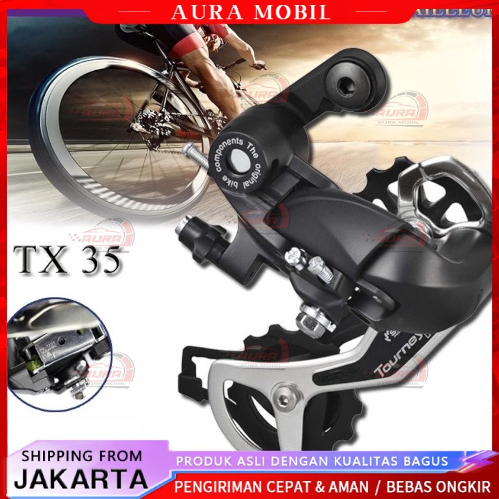 Jual RD Shinano TX35 Tourney 6/7/8 Speed Rear Derailleur TX 35 Sepeda ...