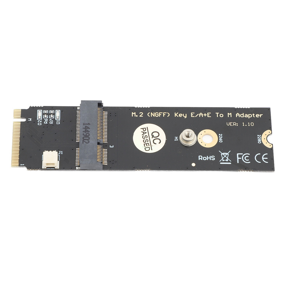 Jual M.2 NGFF A E Key WiFi Card To M.2 Key M SSD Adapter M.2 NGFF A E ...