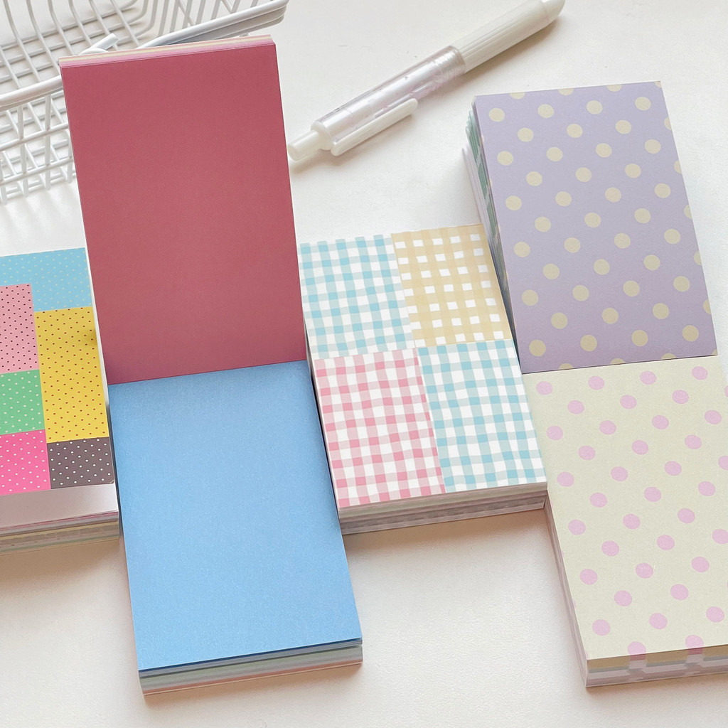 Jual [HARU] Basic Patterns Series M5 Memopad Deco Paper Journaling ...