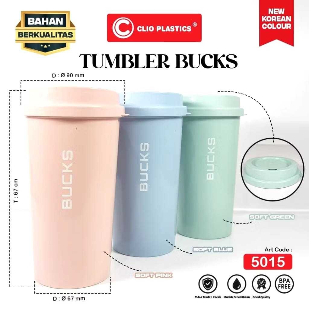 Jual Botol CLIO minum 600ml Tahan Panas / Tumbler Bucks [5015] / Gelas ...