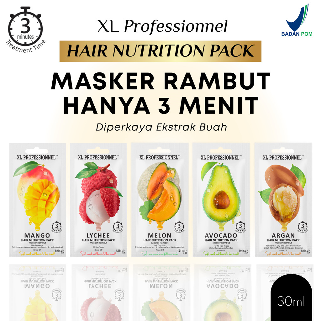 Jual XL PROFESSIONNEL Hair Nutrition Pack - Masker Rambut Ekstrak Buah ...