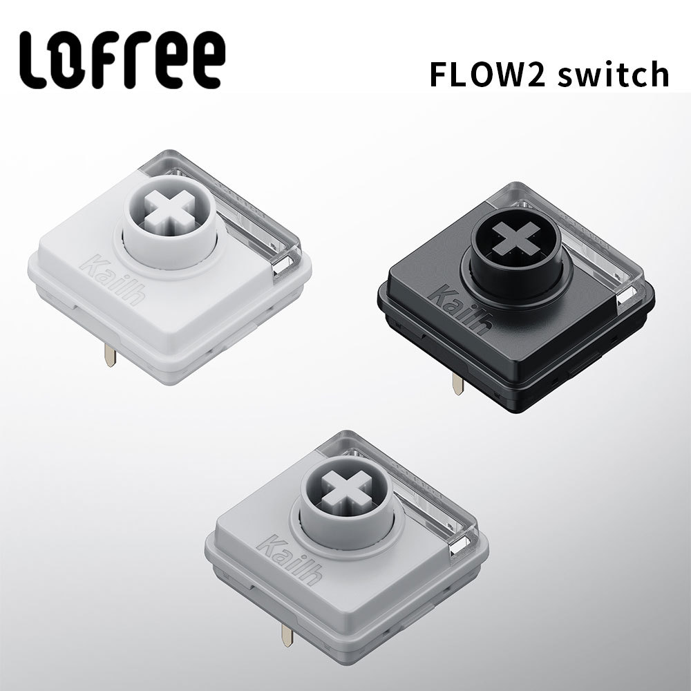 Jual Lofree FLOW2 POM Low Shaft Mechanical Keyboard Switch Cloud Series ...