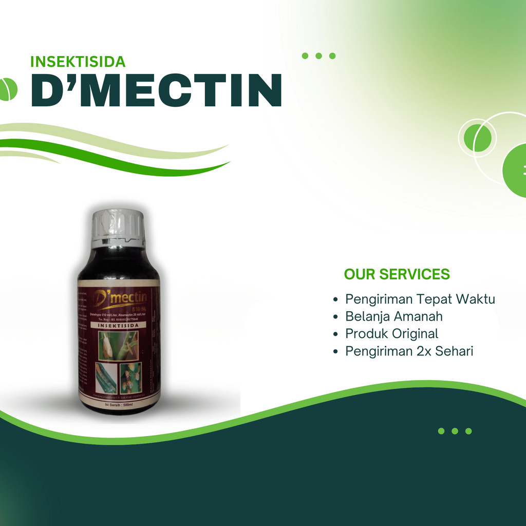 Jual Insektisida Dmectin 500 ml obat untuk sundep/penggerek batang padi ...