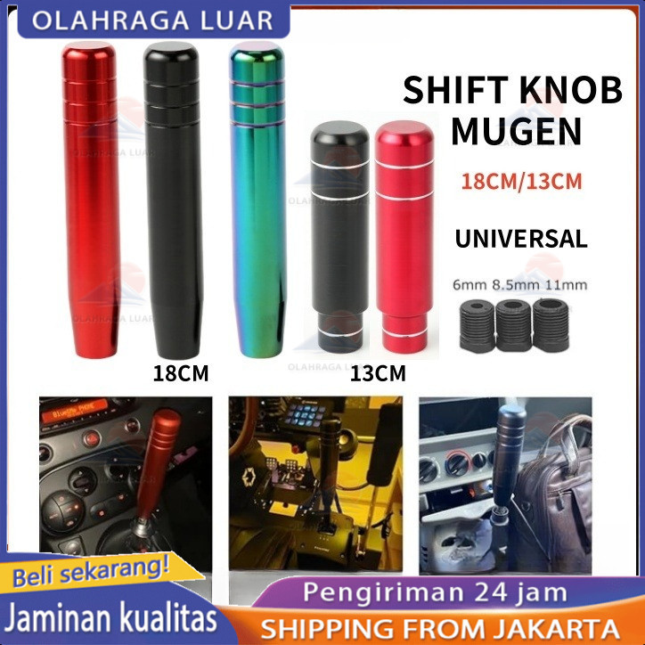 Jual 18CM Shift Knob Mugen Universal Tuas Persneling Handle Mobil Gear ...