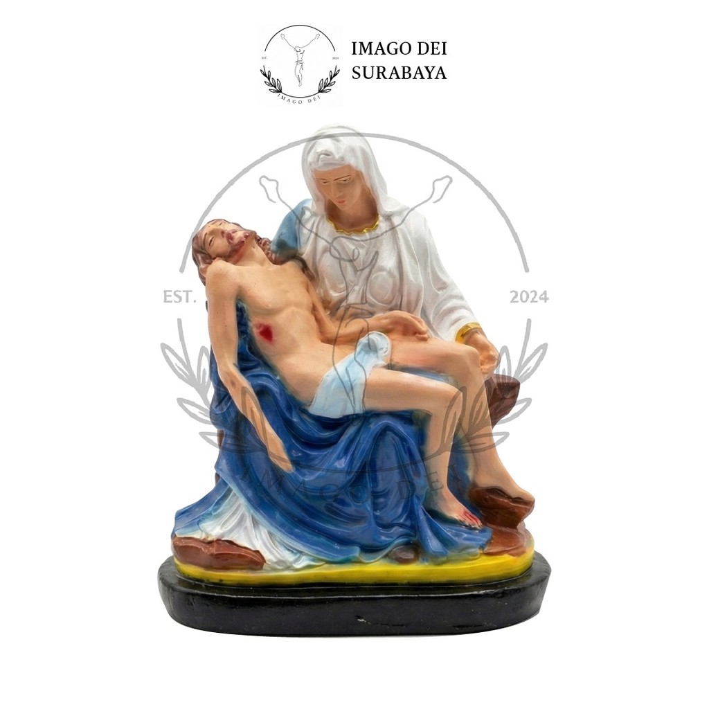 Patung Rohani Pieta 8-11 cm Bunda Maria Jesus Kisah Sengsara 3