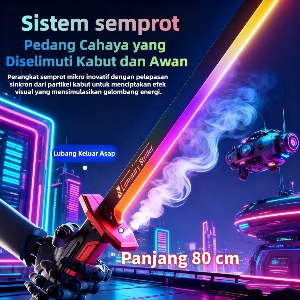 Jual Mainan Pedang api Starlight Sword dengan Lampu, Musik dan Efek ...