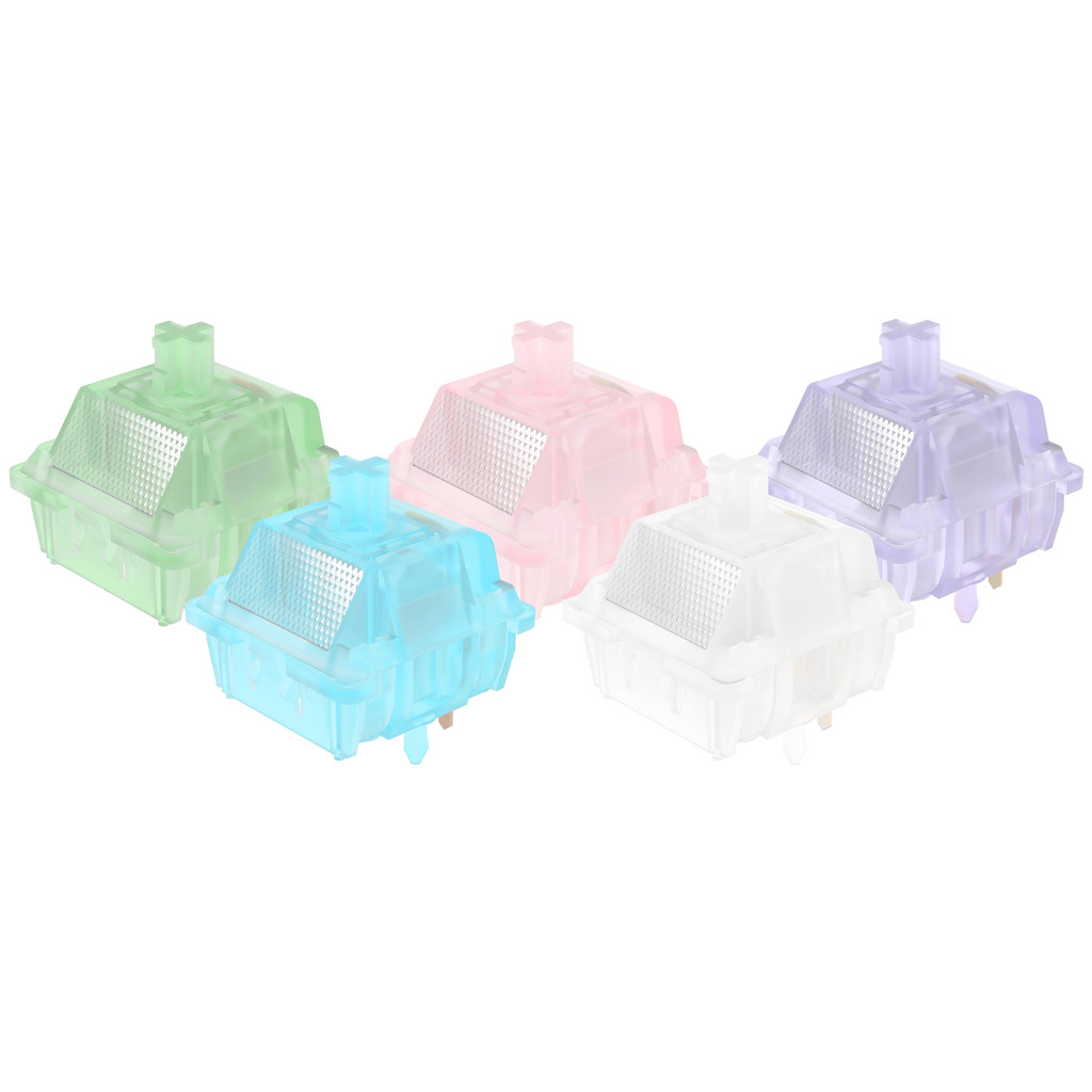 Jual DUROCK Sea Glass Switches 62g Noise Reduction Spring Full Polymer ...