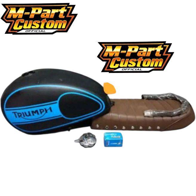 Jual Motor TANGKI MOTOR [GM] Paket Tangki dan jok japstyle MOTOR CUSTOM ...