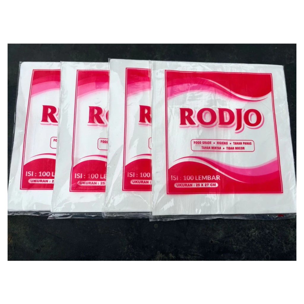 Jual Kertas Nasi KFC Rodjo 25x27 Kertas Bungkus Pembungkus Nasi Kebab ...