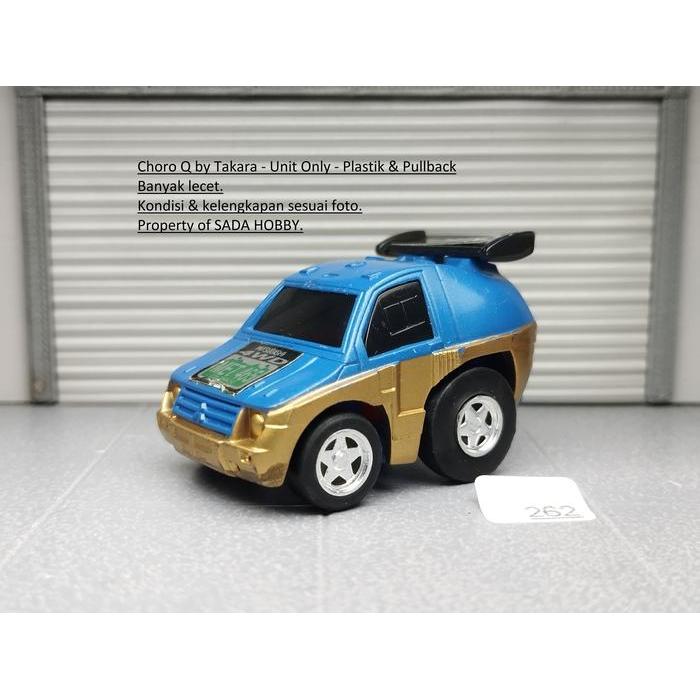 Jual Choro Q ChoroQ Mitsubishi Pajero Rally Dakar Biru No 20 Pullback ...