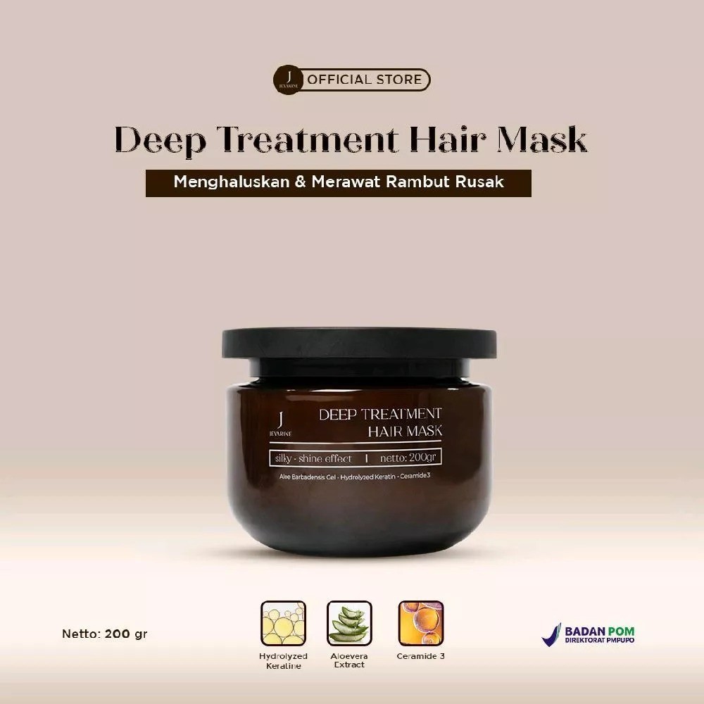 Jual Jevarine Deep Treatment Hair Mask - Perawatan Rambut Agar Tetap ...