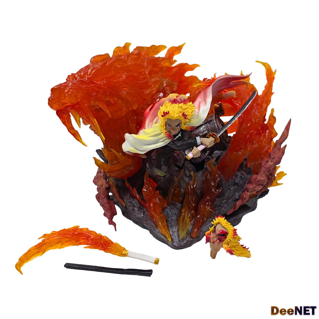 Jual Kyojuro Rengoku Luiminous Fantasy Kimetsu no Yaiba 27cm Action ...