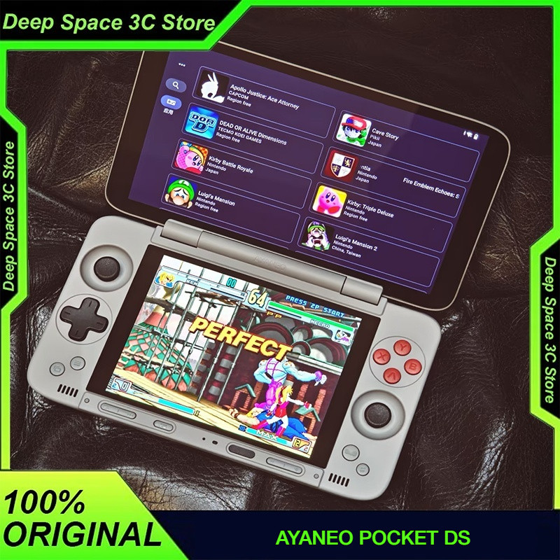 Jual AYANEO POCKET DS Dual-screen Handheld Gaming Console 7'' OLED ...