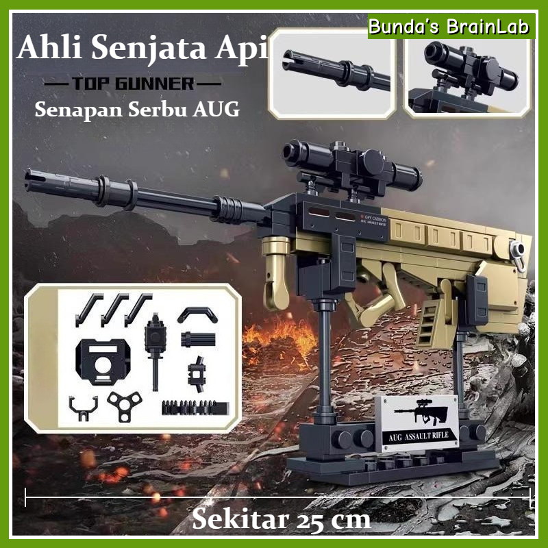 Jual Mainan Blok Senjata Militer Untuk Anak-anak AK-47/RPG Peluncur ...