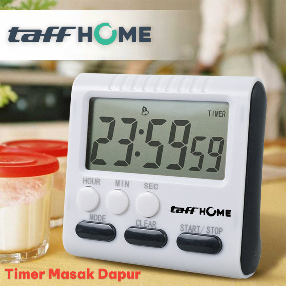 Jual Timer Masak Dapur TaffHOME Magnetic Stand Kitchen Countdown Clock ...