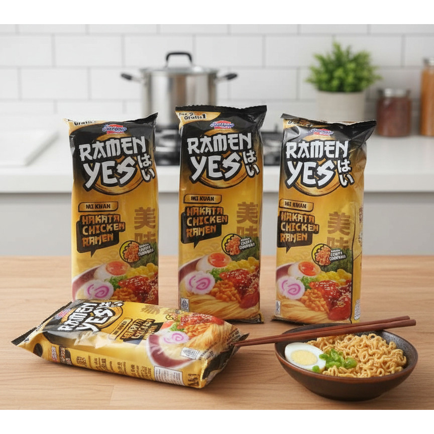 Jual BELI 2 GRATIS 1 MIE RAMEN SEDAAP Yes Hakata Chiken Ramen Instan ...