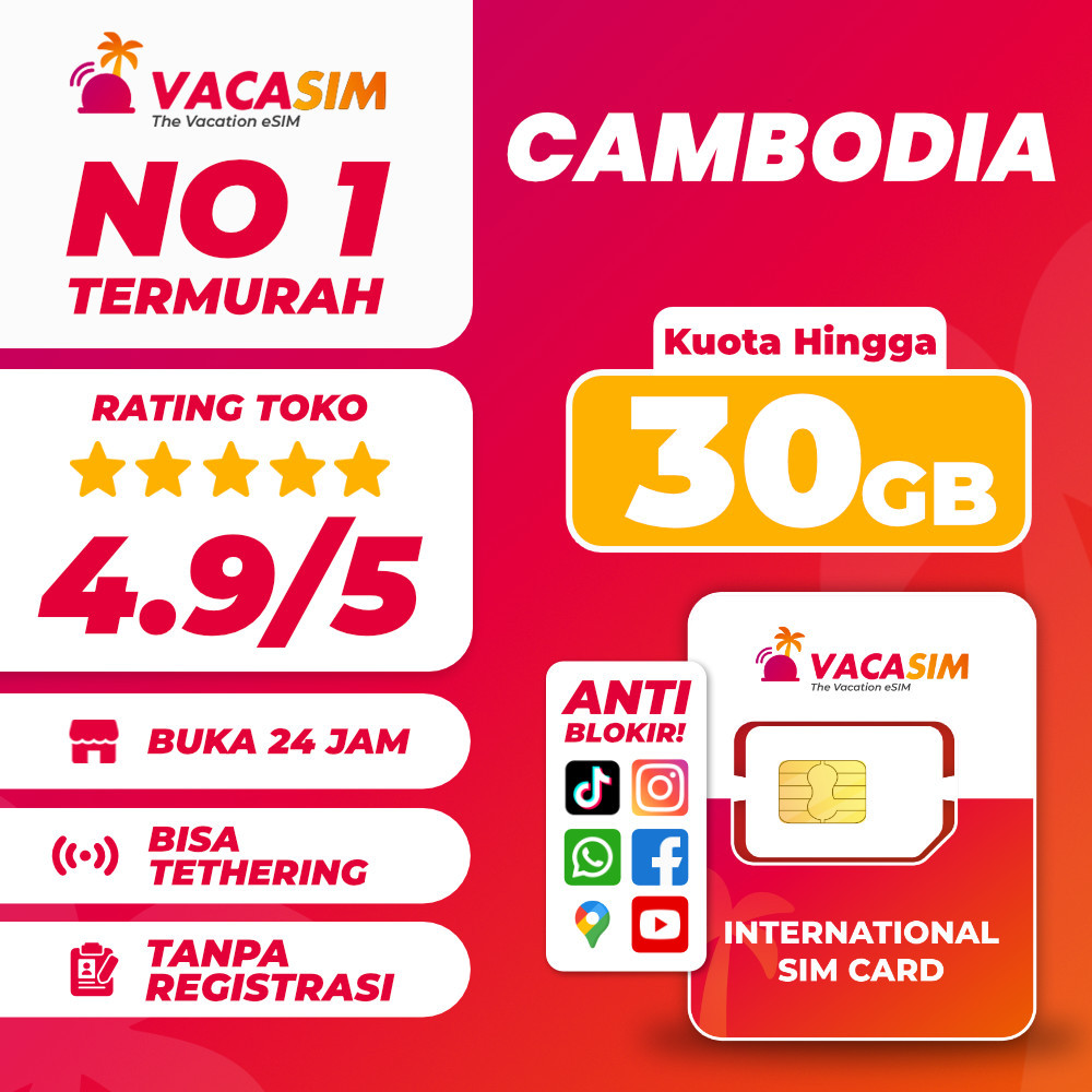 Jual SIM Card Kamboja Terlengkap & Harga Terbaru Mei 2026 | Shopee ...