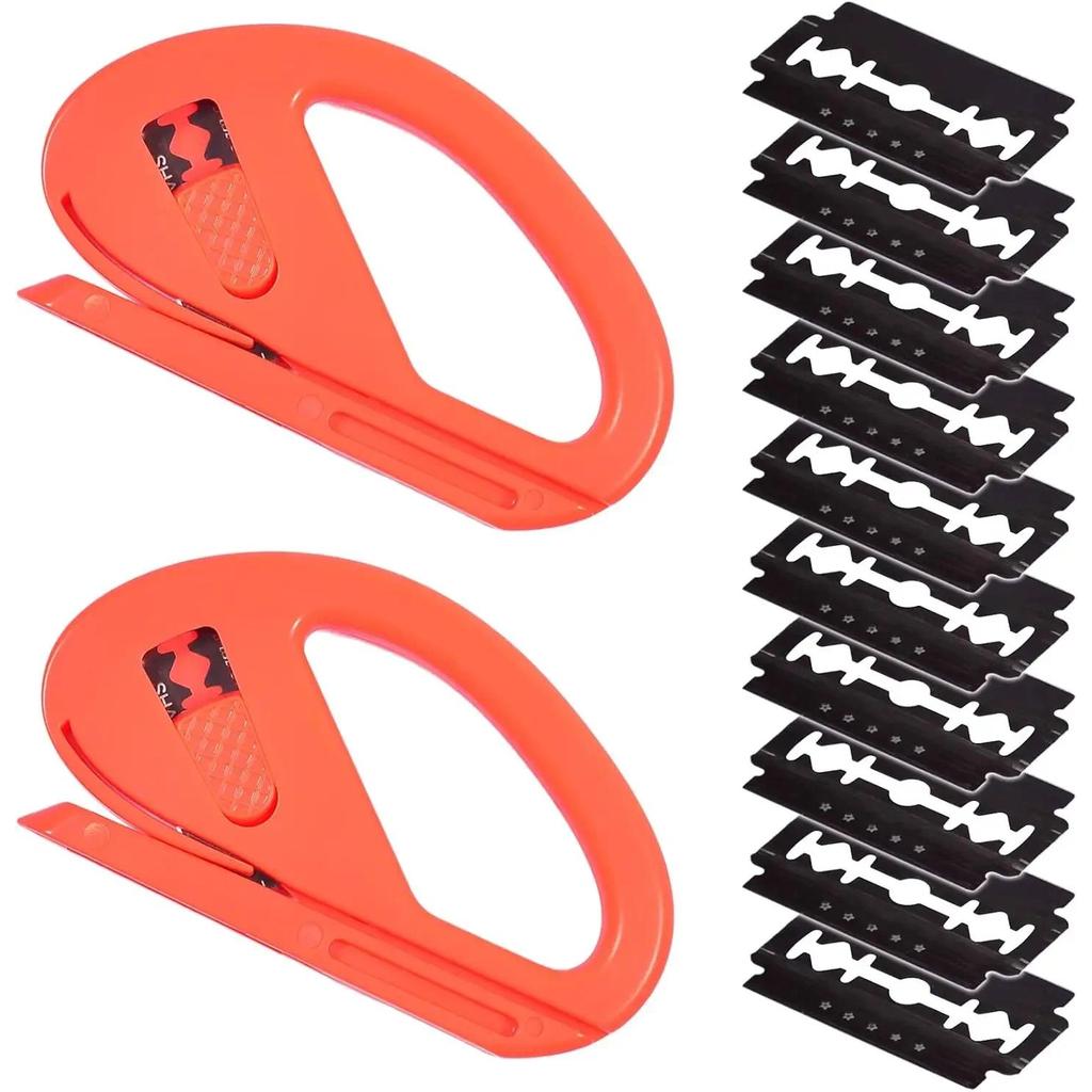 Jual 11/12pcs Car Vinyl Wrap Safety Cutter Wrapping Paper Cutter for ...