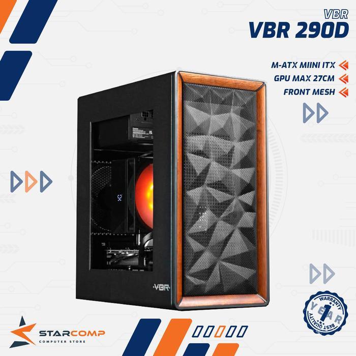 Jual VBR 290D TG BLACK M-ATX Casing PC | Shopee Indonesia
