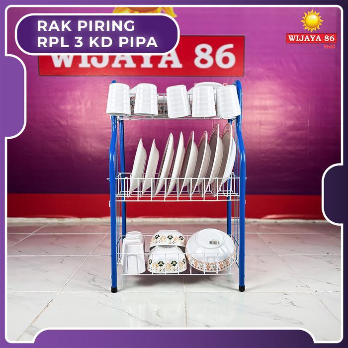 Jual SPICEFUN - RAK PIRING RPL 3 KD PIPA | RAK PIRING SUSUN 3 BONGKAR ...