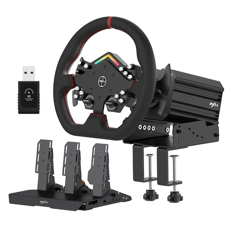 Jual PXN V12 Lite Highest Level Motor rect Driven Gaming Steering Wheel ...