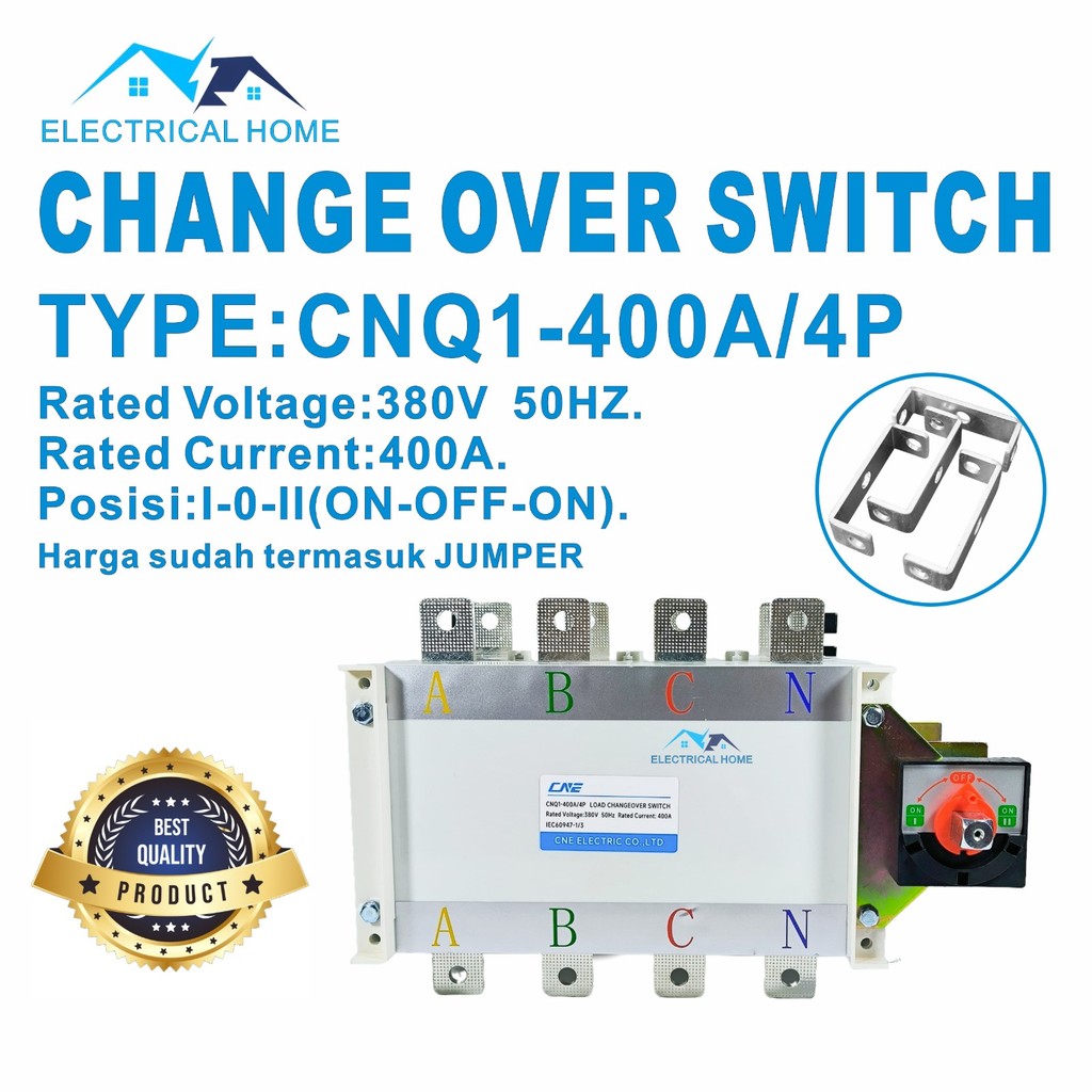Jual COS/Change Over Switch/Ohm Saklar 4P 400A. | Shopee Indonesia