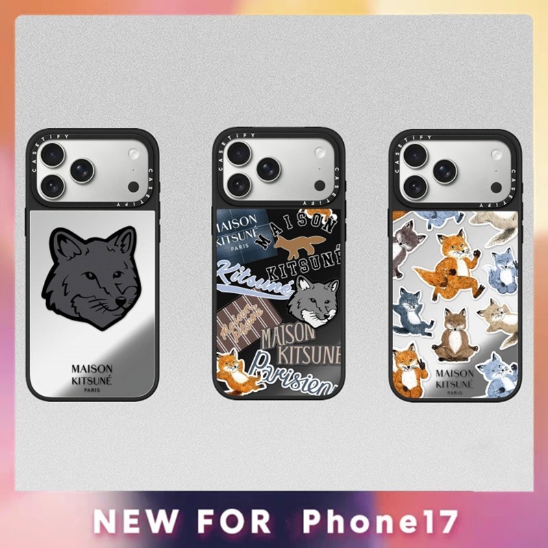 iPhoneアクセサリー Maison Kitsune Fox Medley Case iPhone17 pu08009-m000_1.jpg