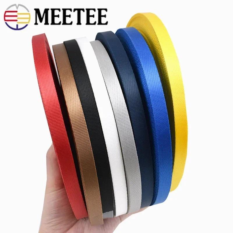 Jual 45Meters Meetee 10mm Colorful Nylon Webbing Ribbon Straps Bias ...