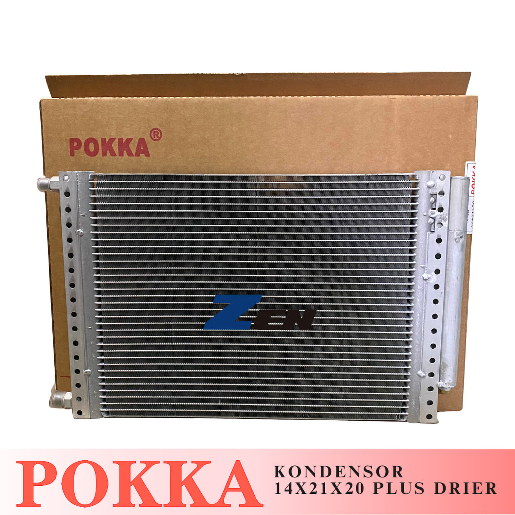 Jual KONDENSOR CONDENSOR AC MOBIL 14x21x20 ORING R134 MULTIFLOW / SIRIP ...
