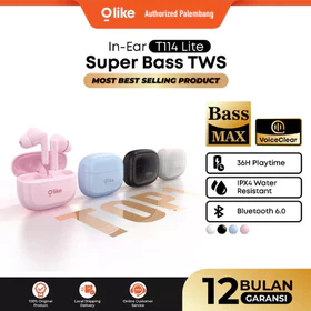 OLIKE TWS T114 Lite Wireless Earphone Bass Max Mini True Wireless Headset Bluetooth 5.4 Earbuds