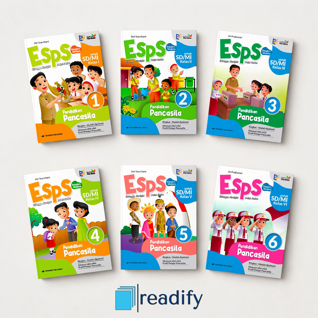 Jual ESPS Pendidikan Pancasila Kelas 1 2 3 4 5 6 SD/MI Erlangga ...