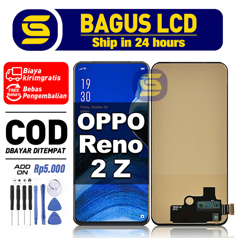 Jual LCD For oppo Reno 2Z Fullset hp layar Touchscreen untuk Glass ...