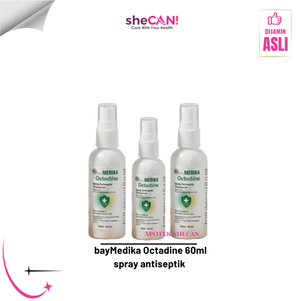 Jual bayMedika Octadine Spray Antiseptik Transparan 60ml | Shopee Indonesia