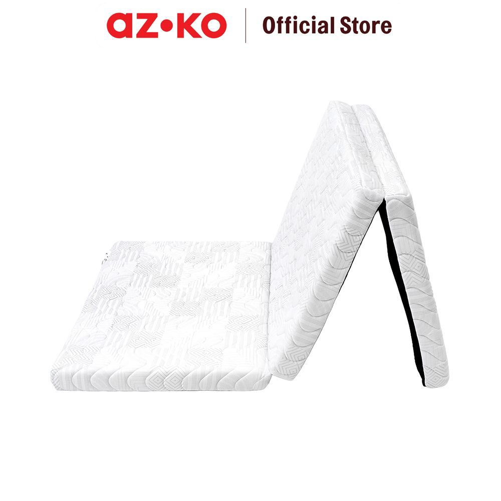 Jual AZKO Sleeplite 90X180X7 cm Kasur Lipat Microfiber Trifold - Putih ...