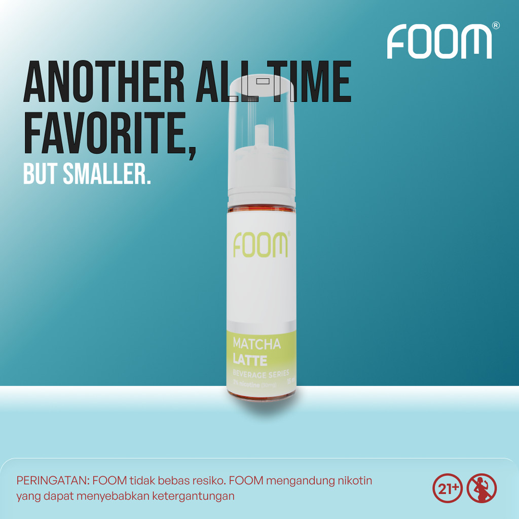Jual [NEW] FOOM Matcha Latte - 15 ml Series | Shopee Indonesia