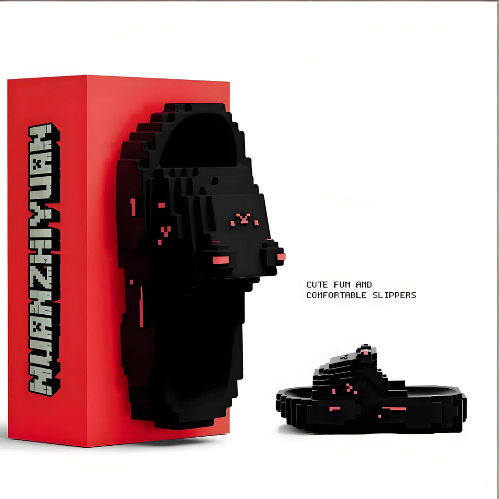 Foto 6 Sandal Anak Minecraft Lucu, Sandal Stylish Nyaman untuk Anak Laki-Laki Perempuan | 012