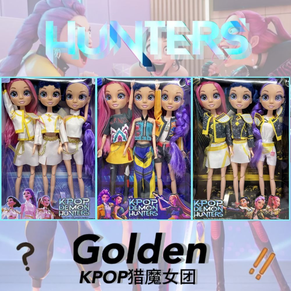 Jual Rumi Mira Zoey Princess DIY Dolls - HOT Kpop Demon Hunters Plastic ...