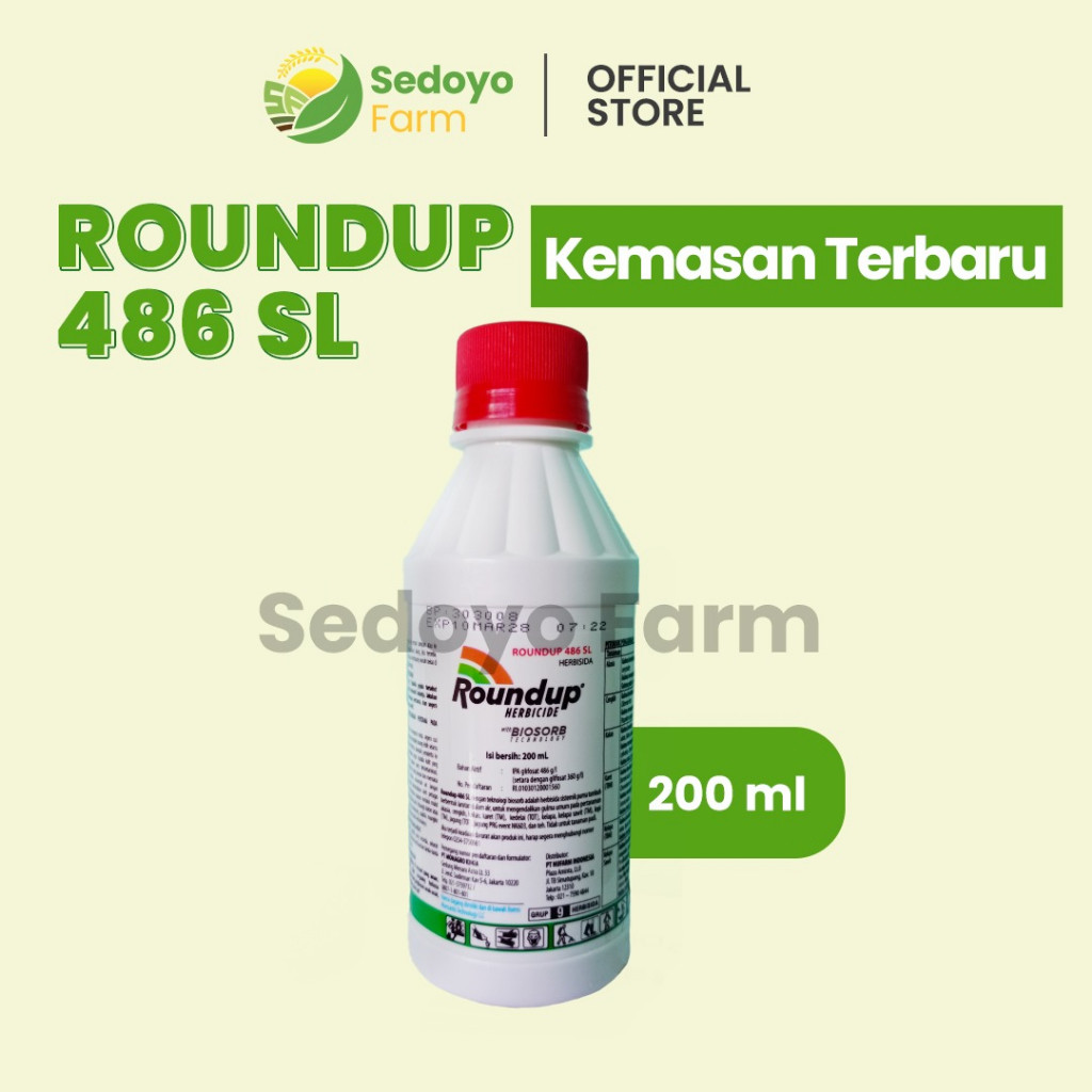 Jual Obat Pembasmi Rumput Liar dan Gulma Herbisida Roundup Biosorb ...