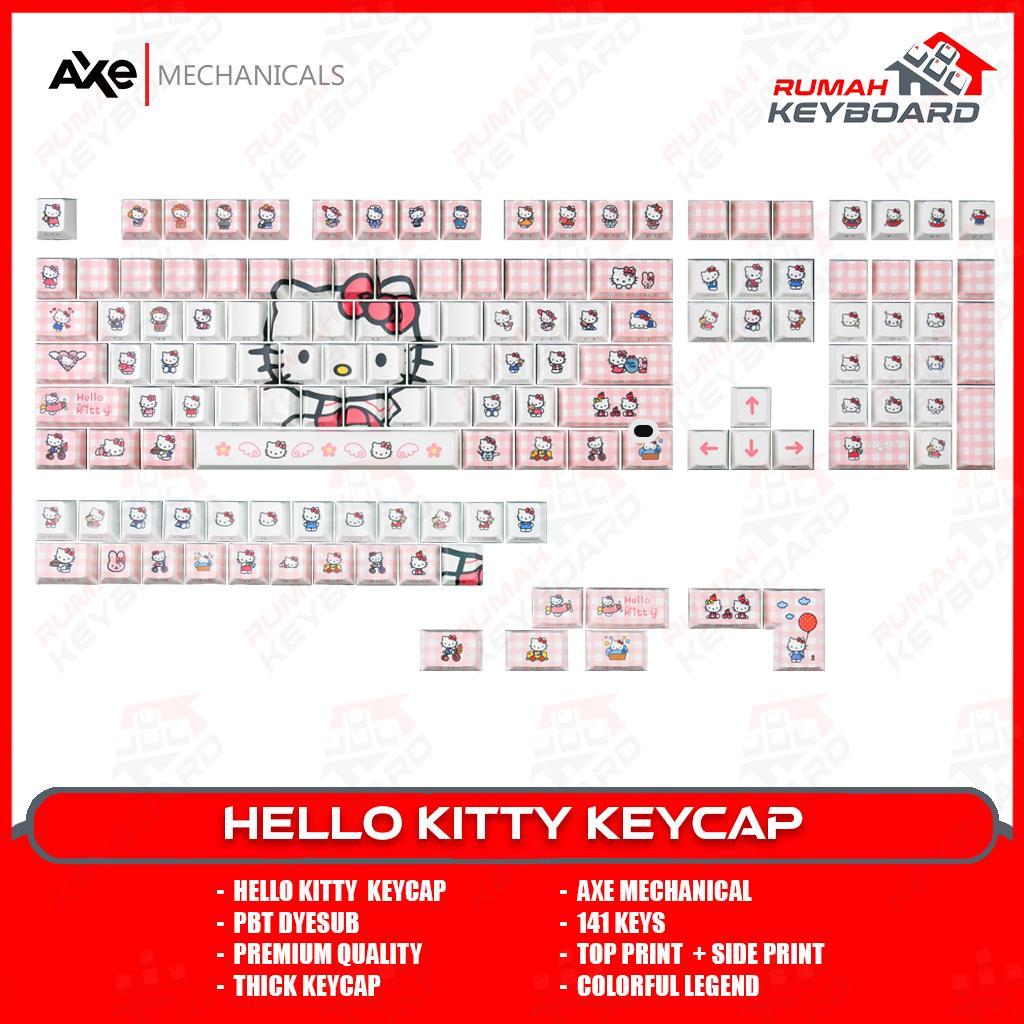 Jual KEYCAP - KEYCAPS - CHERRY - HELLO KITTY - PBT DYESUB - Mechanical ...