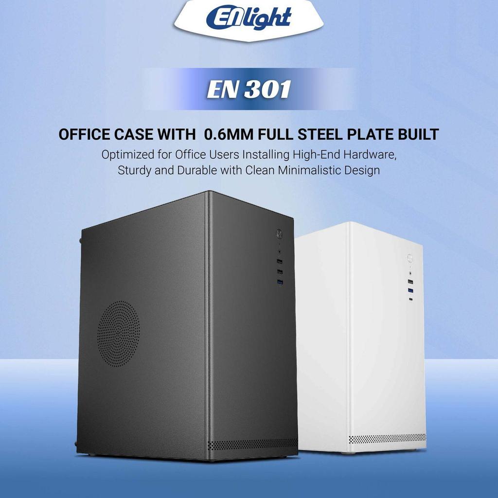 Jual Casing PC ENLIGHT EN-301 / EN301 M-Atx + PSU Enlight 300W | Shopee ...